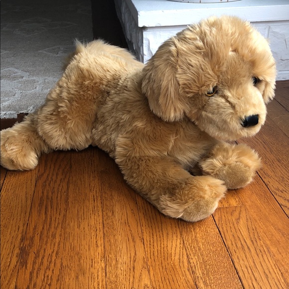 FAO SCHWARTZ Golden Retriever Puppy Dog Plush Toy - medium- large - Picture 5 of 10